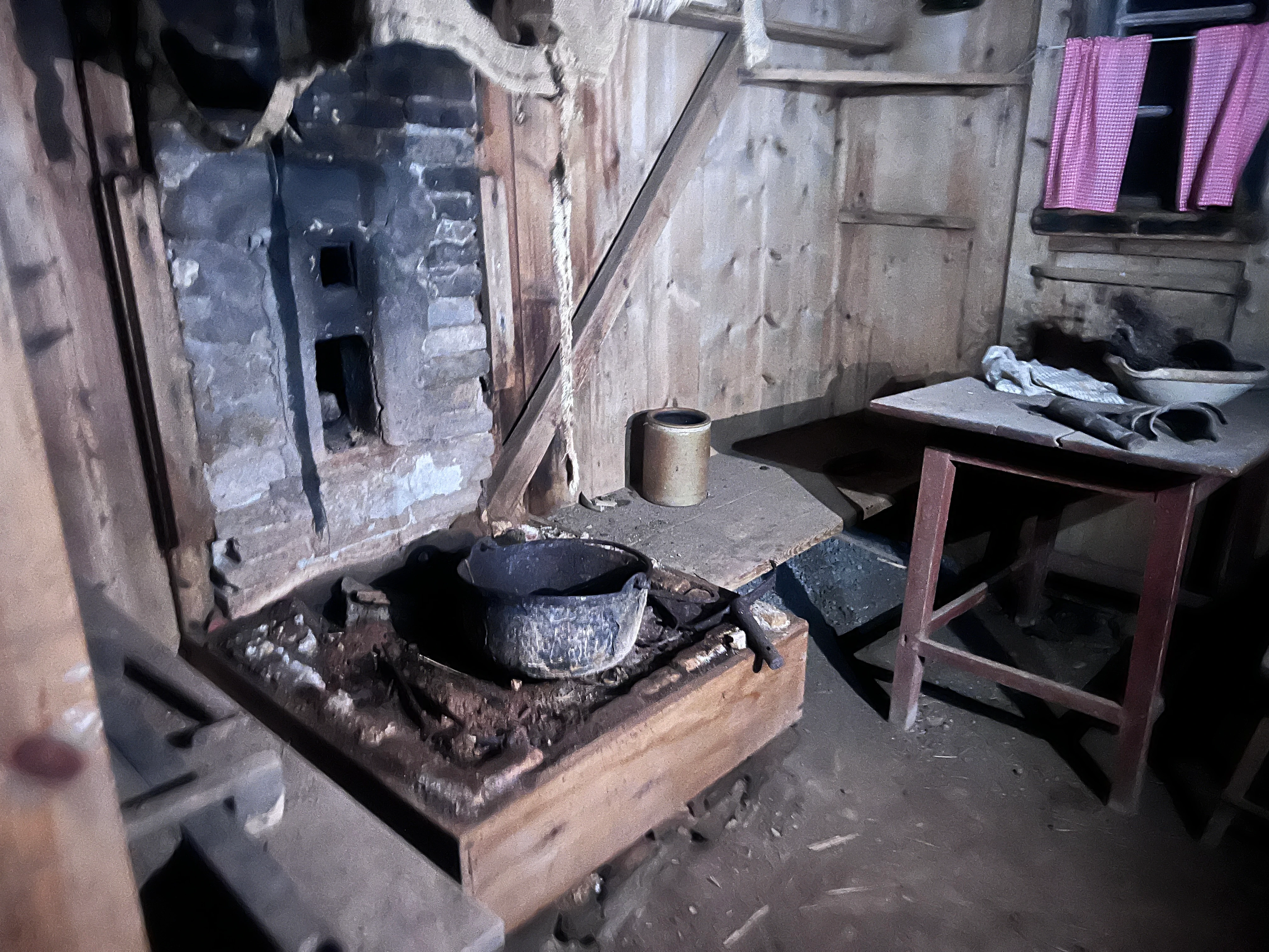 Køkken i gammelt færøsk hus