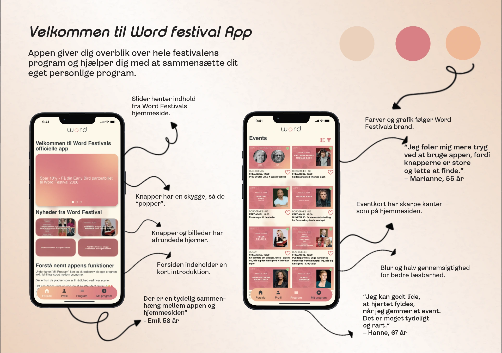 Word Festival – app oversigt