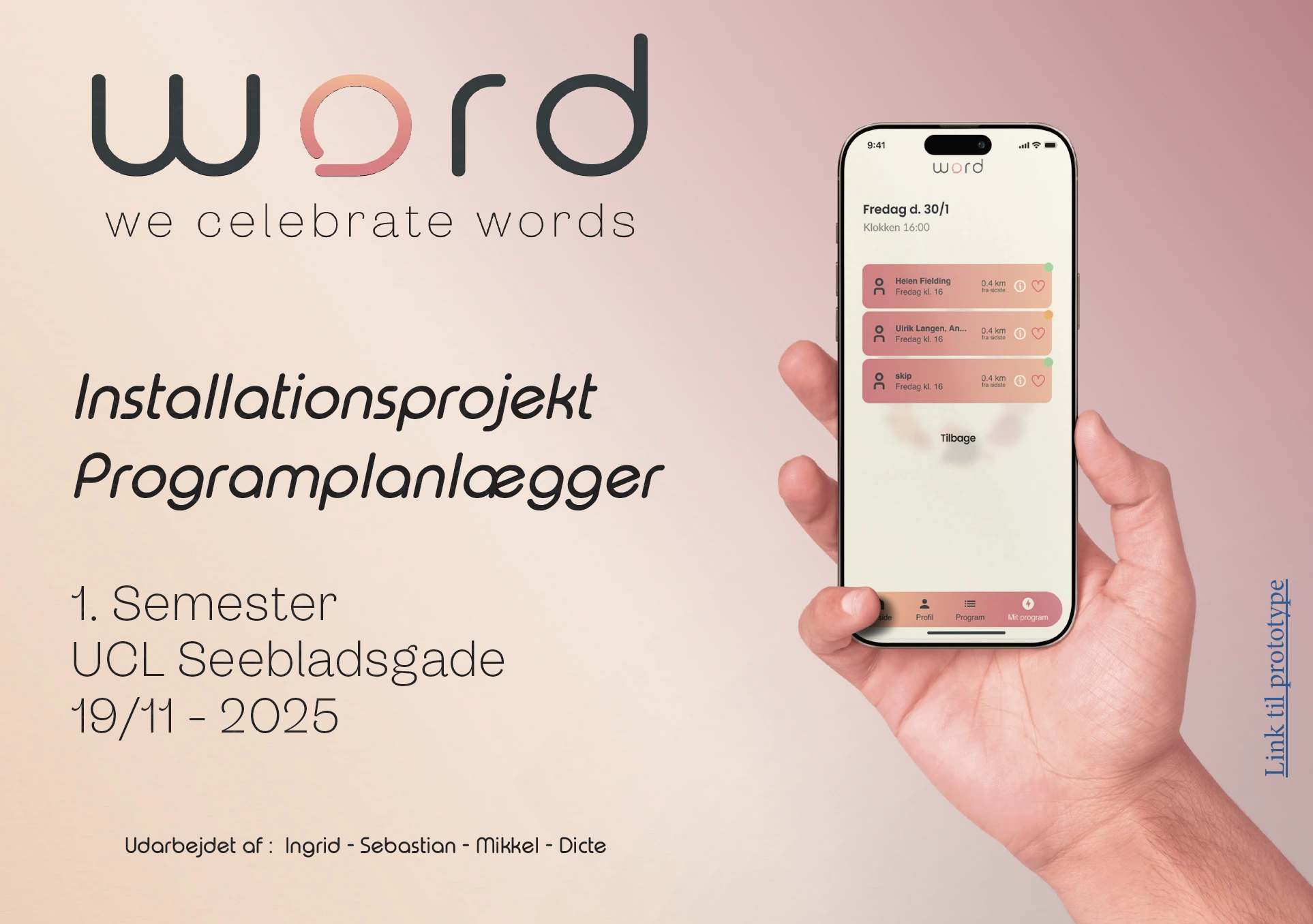 Word Festival – programplanlægger cover